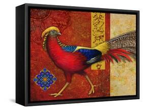 Golden Pheasant-Maria Rytova-Framed Stretched Canvas