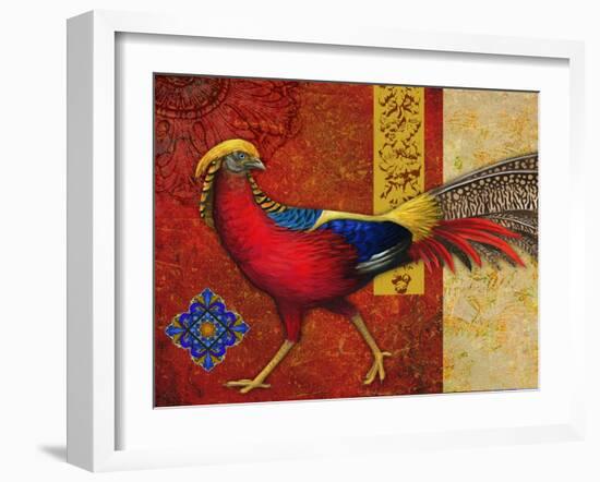 Golden Pheasant-Maria Rytova-Framed Giclee Print