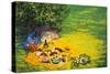 Golden Picnic, 1986-Ted Blackall-Stretched Canvas