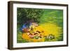 Golden Picnic, 1986-Ted Blackall-Framed Giclee Print