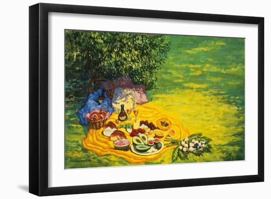 Golden Picnic, 1986-Ted Blackall-Framed Giclee Print