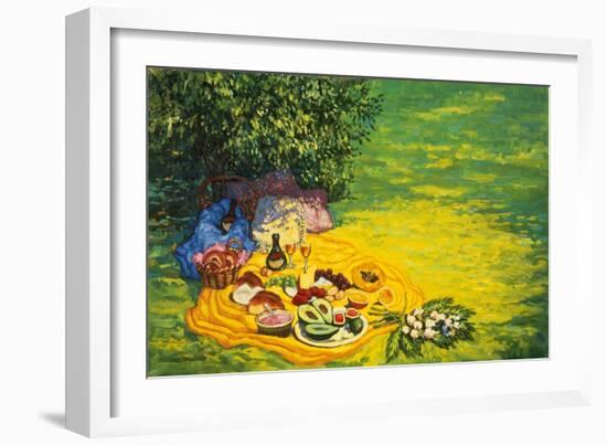 Golden Picnic, 1986-Ted Blackall-Framed Giclee Print