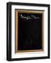 Golden Picture Frame Chalkboard Blackboard Used as Today's Menu-MarjanCermelj-Framed Art Print