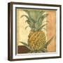 Golden Pineapple I-Jennifer Goldberger-Framed Art Print