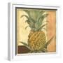 Golden Pineapple I-Jennifer Goldberger-Framed Art Print