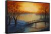 Golden Pond 2012-Lee Campbell-Framed Stretched Canvas