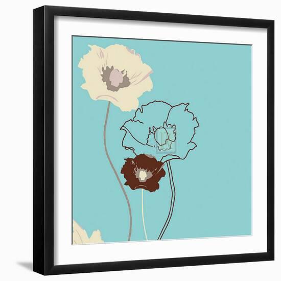 Golden Poppy III-Kate Knight-Framed Art Print