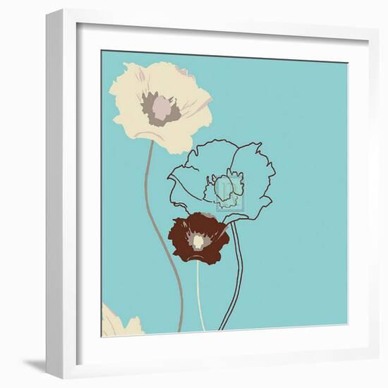 Golden Poppy III-Kate Knight-Framed Art Print