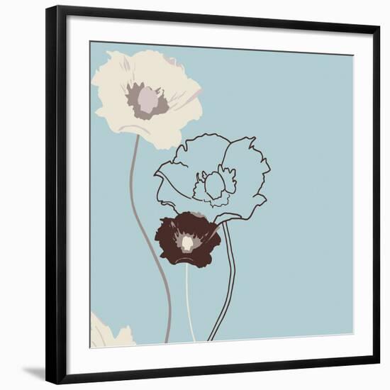 Golden Poppy III-Kate Knight-Framed Giclee Print