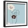 Golden Poppy III-Kate Knight-Framed Giclee Print