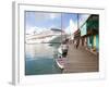 Golden Princess Cruise Ship Docked in St. John's, Antigua, Caribbean-Jerry & Marcy Monkman-Framed Photographic Print