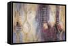 Golden Prisms-Gabriella Villarreal-Framed Stretched Canvas