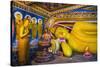 Golden Reclining Buddha at Temple of the Tooth (Temple of the Sacred Tooth Relic) in Kandy-Matthew Williams-Ellis-Stretched Canvas