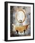 Golden Relaxation-OnRei-Framed Art Print