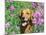 Golden Retriever Amongst Meadow Flowers, USA-Lynn M. Stone-Mounted Photographic Print