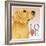 Golden Retriever Love-Tomoyo Pitcher-Framed Giclee Print