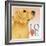 Golden Retriever Love-Tomoyo Pitcher-Framed Giclee Print