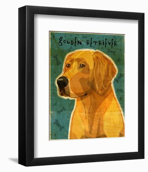 Golden Retriever (NEW)-John W^ Golden-Framed Art Print