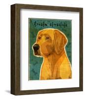 Golden Retriever (NEW)-John W^ Golden-Framed Art Print