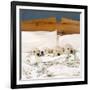 Golden Retriever Puppies, 4 in a Bed-null-Framed Photographic Print