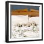 Golden Retriever Puppies, 4 in a Bed-null-Framed Photographic Print