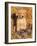 Golden Retriever Puppy with Decoy Duck, USA-Lynn M. Stone-Framed Photographic Print