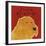 Golden Retriever (square)-John W^ Golden-Framed Art Print