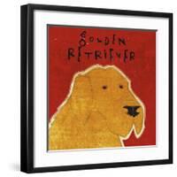 Golden Retriever-John Golden-Framed Giclee Print