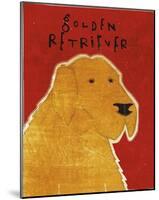 Golden Retriever-John Golden-Mounted Giclee Print