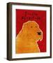 Golden Retriever-John Golden-Framed Art Print