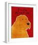 Golden Retriever-John Golden-Framed Art Print