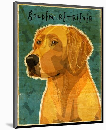 Golden Retriever-John Golden-Mounted Giclee Print