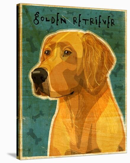 Golden Retriever-John Golden-Stretched Canvas