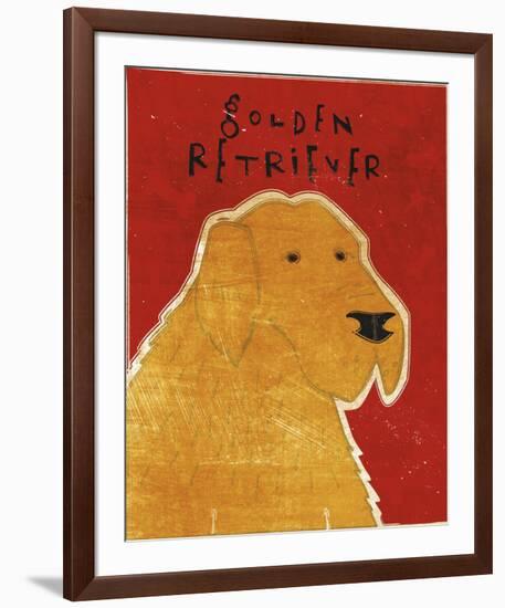 Golden Retriever-John W^ Golden-Framed Art Print