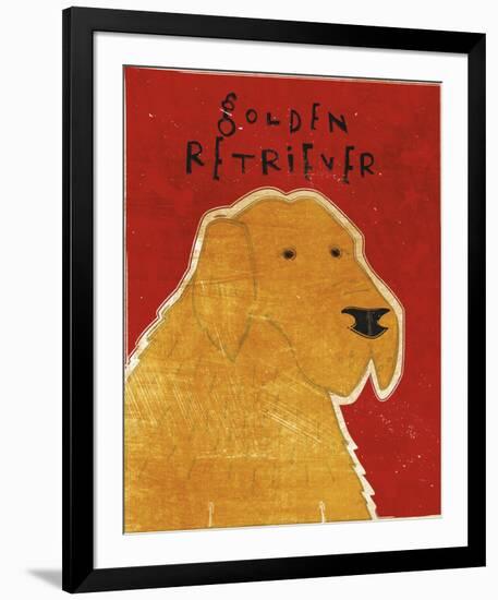 Golden Retriever-John W^ Golden-Framed Art Print