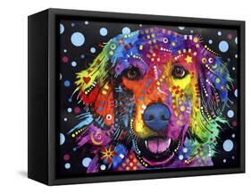 Golden Retriever-Dean Russo-Framed Stretched Canvas