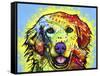 Golden Retriever-Dean Russo-Framed Stretched Canvas