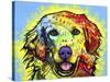 Golden Retriever-Dean Russo-Stretched Canvas