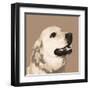 Golden Retriever-Emily Burrowes-Framed Art Print