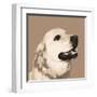 Golden Retriever-Emily Burrowes-Framed Art Print