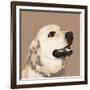 Golden Retriever-Emily Burrowes-Framed Art Print