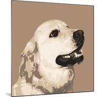 Golden Retriever-Emily Burrowes-Mounted Art Print