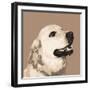 Golden Retriever-Emily Burrowes-Framed Art Print