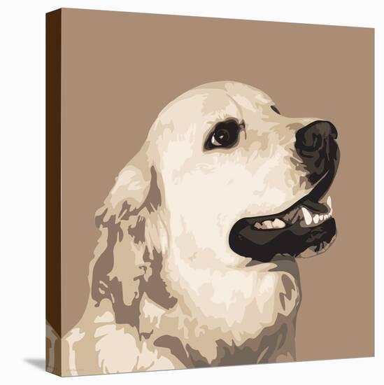 Golden Retriever-Emily Burrowes-Stretched Canvas