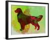 Golden Retriever-NaxArt-Framed Art Print