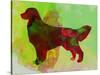 Golden Retriever-NaxArt-Stretched Canvas