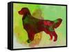 Golden Retriever-NaxArt-Framed Stretched Canvas