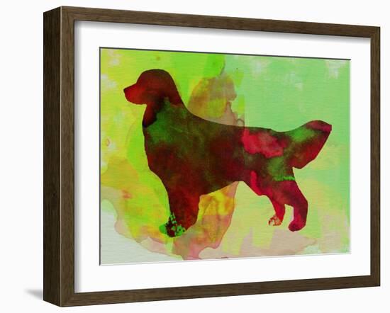 Golden Retriever-NaxArt-Framed Art Print