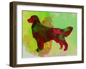 Golden Retriever-NaxArt-Framed Art Print