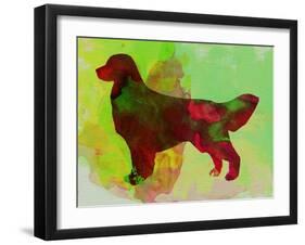 Golden Retriever-NaxArt-Framed Art Print